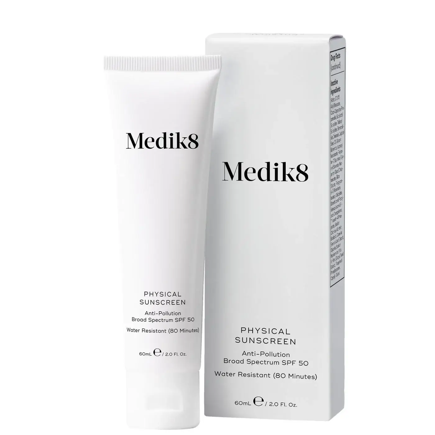 Medik8 Physical Sunscreen SPF50+ 60ml